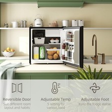 HOMCOM 46L Counter Top Fridge