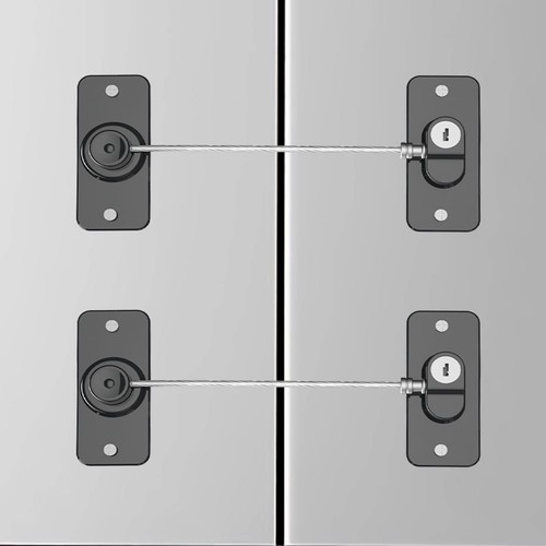 Refrigerator lock with key - refrigerator,