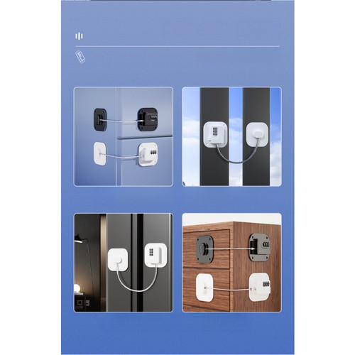 Robust refrigerator lock - refrigerator, with