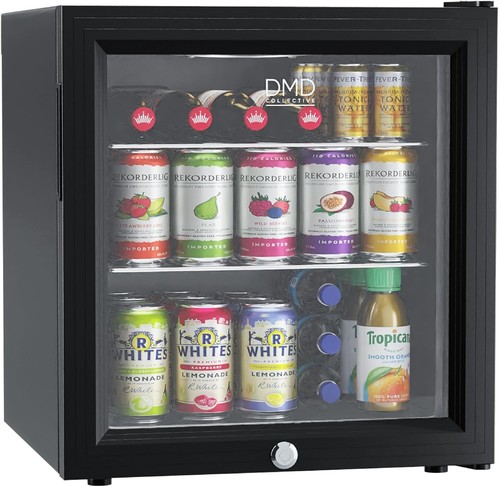 Glass mini fridge - glass,