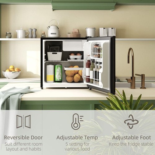 Homcom 46l counter top fridge - 46l,