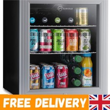 Stylish Silver Mini Fridge