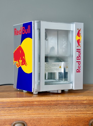 Red bull mini fridge baby - bull,